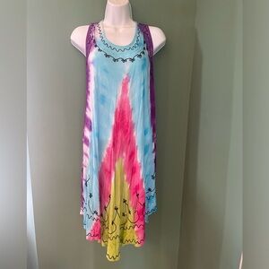 - Angel Touch Cover up/dress Bright Colors Free size